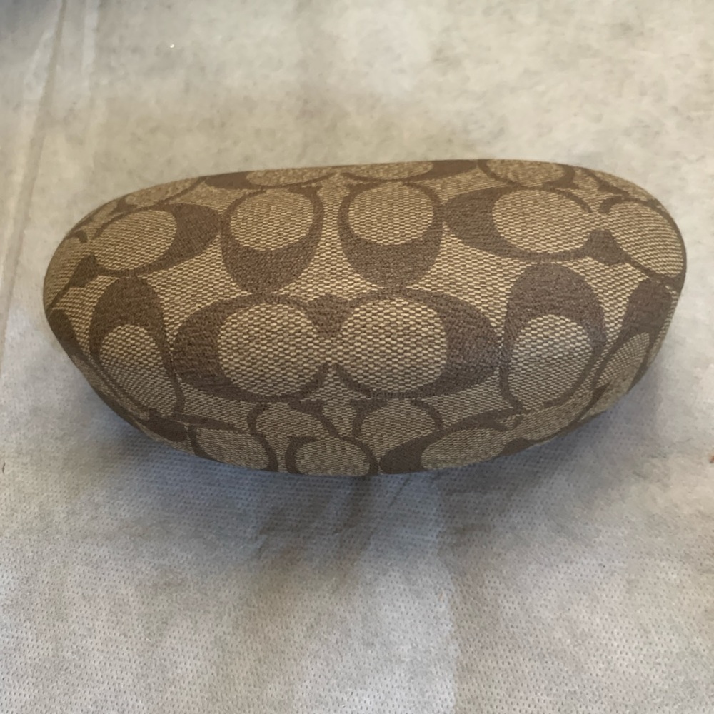 NWOT Coach Monogramed Sunglass Case